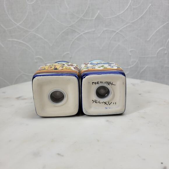 VTG Blue Bird Salt Pepper Shakers 4.25" Ceramic Hand Painted - Picture 6 of 15